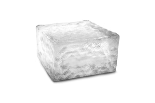 6 pavés solaires en verre 4 LED - Blanc