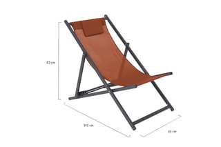 2 chiliennes - 102 x 82 x 61 cm