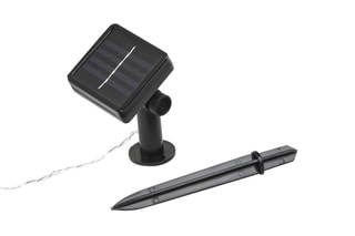 Guirlande solaire extérieure 10 LED - Blanc chaud