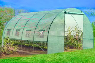 Serre tunnel de jardin - Vert - 12 m²