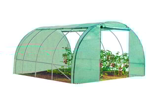 Serre tunnel de jardin - Vert - 12 m²