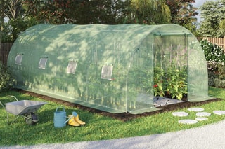 Serre tunnel de jardin Vert - 18 m²