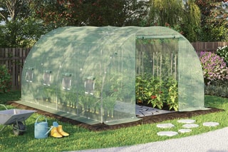 Serre tunnel de jardin - 40 x 30 x 20 m - 12 m²