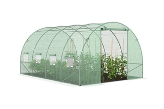 Serre tunnel de jardin - 40 x 30 x 20 m - 12 m²