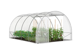 Serre tunnel de jardin - 400 x 200 x 300 cm - 12 m²