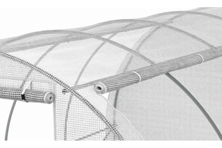 Serre tunnel de jardin - 400 x 200 x 300 cm - 12 m²
