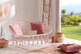 Banc suspendu macramé - 130 x 75 x  110 cm