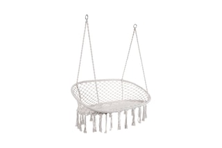 Banc suspendu macramé - 130 x 75 x  110 cm
