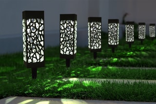 10 lampes solaires Mona - Blanc