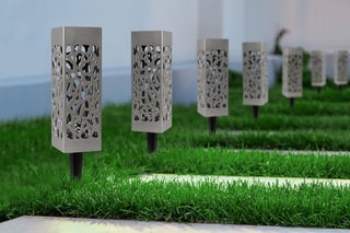 10 lampes solaires Mona - Blanc