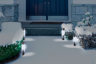 4 lampes extérieures solaires