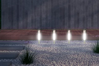 4 lampes extérieures solaires