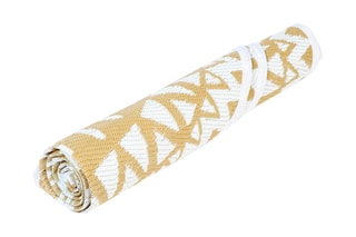 Tapis rond extérieur Maori - Beige - 150 cm