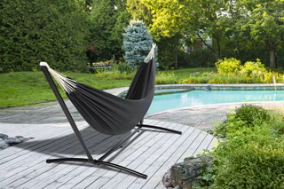 Hamac avec support - L270 x P100 x H96 cm