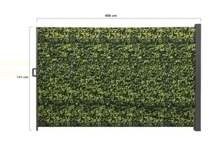 Paravent rétractable occultant - 400 x 180 cm