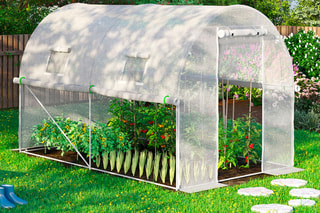 Serre tunnel de jardin - 6 m² - Toutes saisons