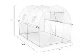 Serre tunnel de jardin - 6 m² - Toutes saisons