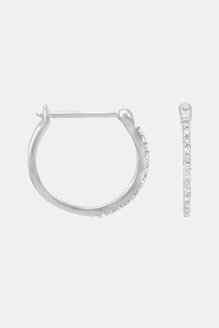 Créoles sublimes - Or blanc et diamants