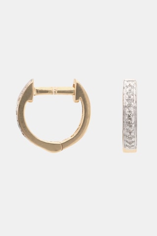 Créoles Anneau PM - Or jaune et diamants