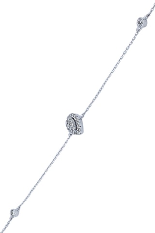 Bracelet - 
Or blanc et diamants