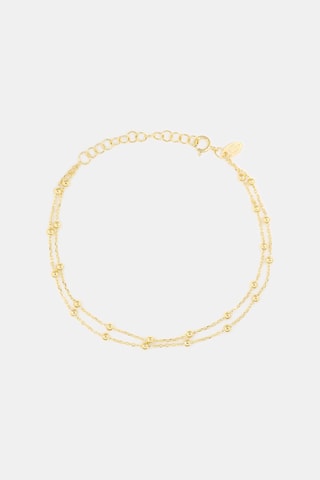 Bracelet double rang Boules - Or jaune