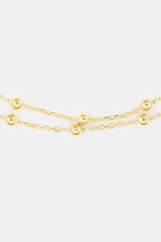 Bracelet double rang Boules - Or jaune