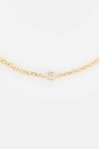 Gourmette Sunshine - Or jaune et diamants