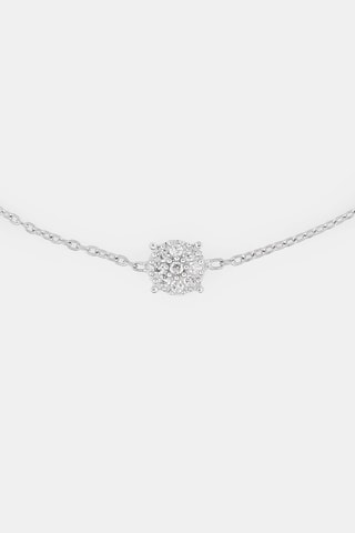Gourmette Simply Diamonds - Or blanc et diamants