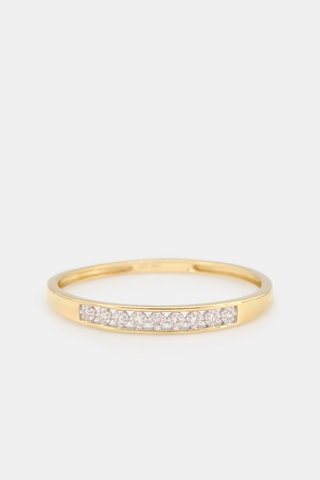 Anel Romantic love - Ouro amarelo e diamantes 