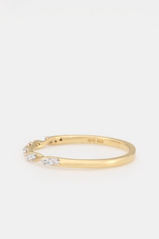 Bague Eternelle Torsade - Or jaune et diamants