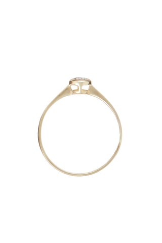 Bague Rond Parfait - Or jaune et diamant