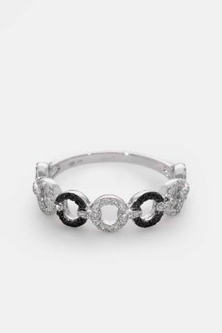 Bague Gaëlle - Or blanc et diamants 