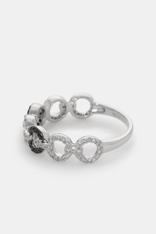 Bague Gaëlle - Or blanc et diamants 