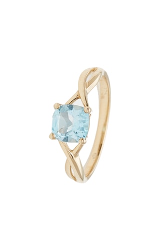 Bague Topaze twist - Or jaune et topaze