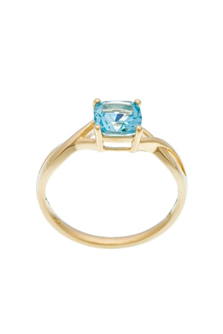 Bague Topaze twist - Or jaune et topaze