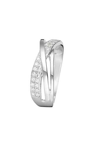 Bague Ruban d'amour - Or blanc et diamants