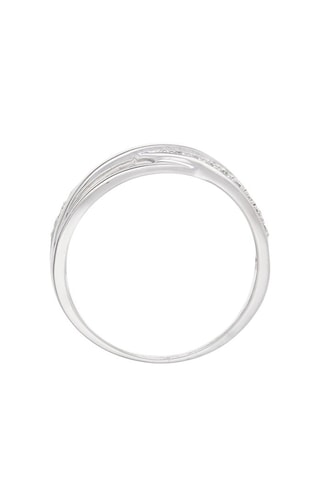 Bague Ruban d'amour - Or blanc et diamants