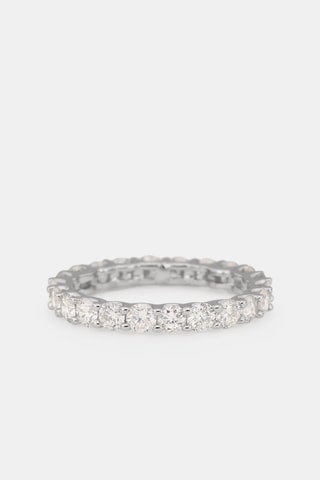 Anel Mon tour complet 2ct - Ouro branco e diamantes