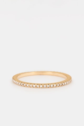 Anel Belle Alliance Tour Complet - Ouro amarelo e diamantes