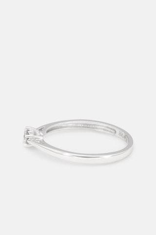 Anel solitário Solitaire envoûtant - Ouro branco e diamante