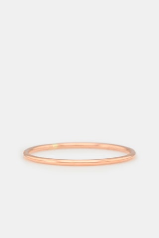 Anel de aliança Humilité - Ouro rosa e diamantes