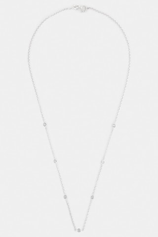 Collier Sunshine - Or blanc et diamants