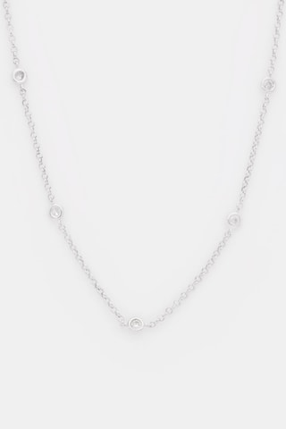 Collier Sunshine - Or blanc et diamants