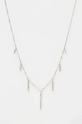 Collier Etincelia - 
Or blanc et diamants