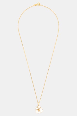 Pendentif Orchidée - Or jaune