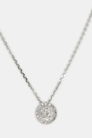Pendentif Mon Brillant - Or blanc et diamants