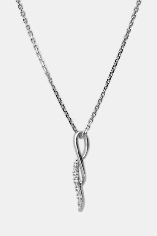 Pendentif Life - Or blanc et diamants