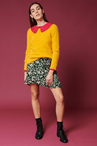Pull en angora Molodo - Jaune