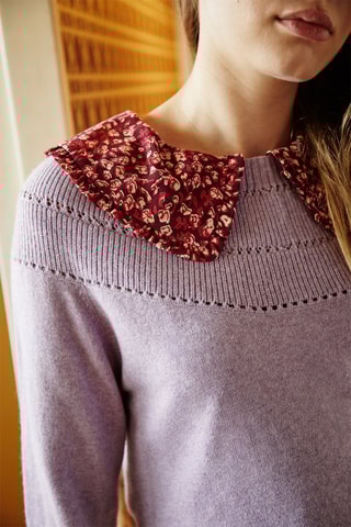 Camisola em lã e caxemira Marasio - Malva