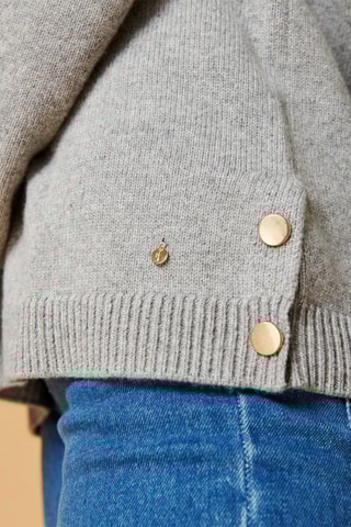 Pull en laine et cachemire Mikael - Gris chiné